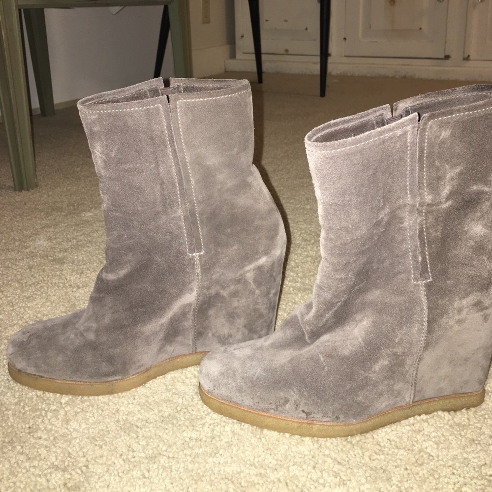 Stuart Weitzman Gray Boots - Picture 3 of 8